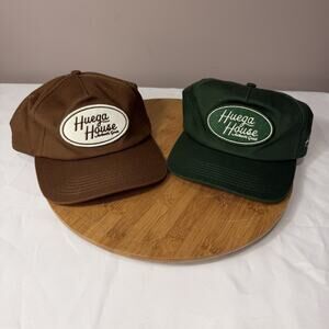 (2) Huega House Athletic Association California SnapBack Hat Cap bundle of 2